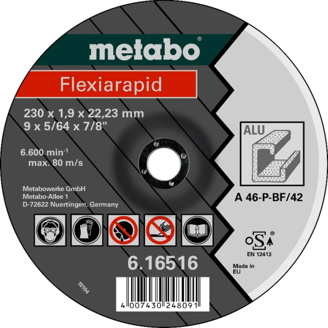 Metabo Edelstahltrennscheibe 10er Box 125x1,0x22,23