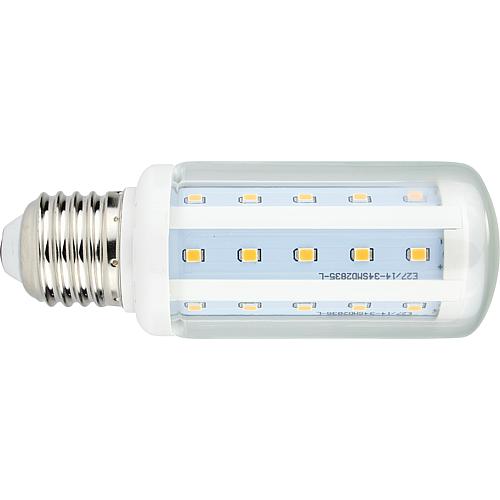 GreenLED Röhrenlampe klar E27 8W 780lm 3000K