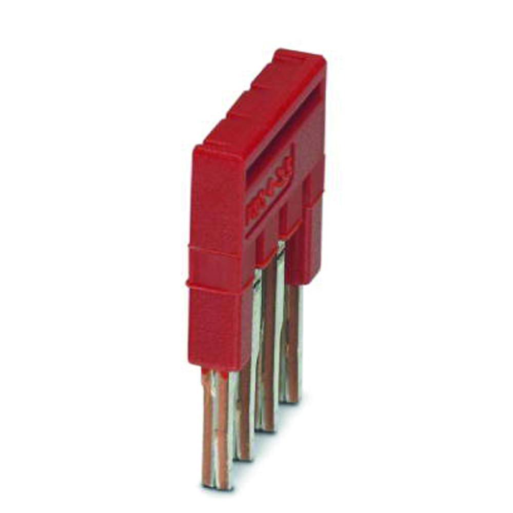 PHOENIX Querverbinder, 4p, rot, steckbar, isoliert, 17,5A, mit Berührungsschutz – FBS 4-3,5