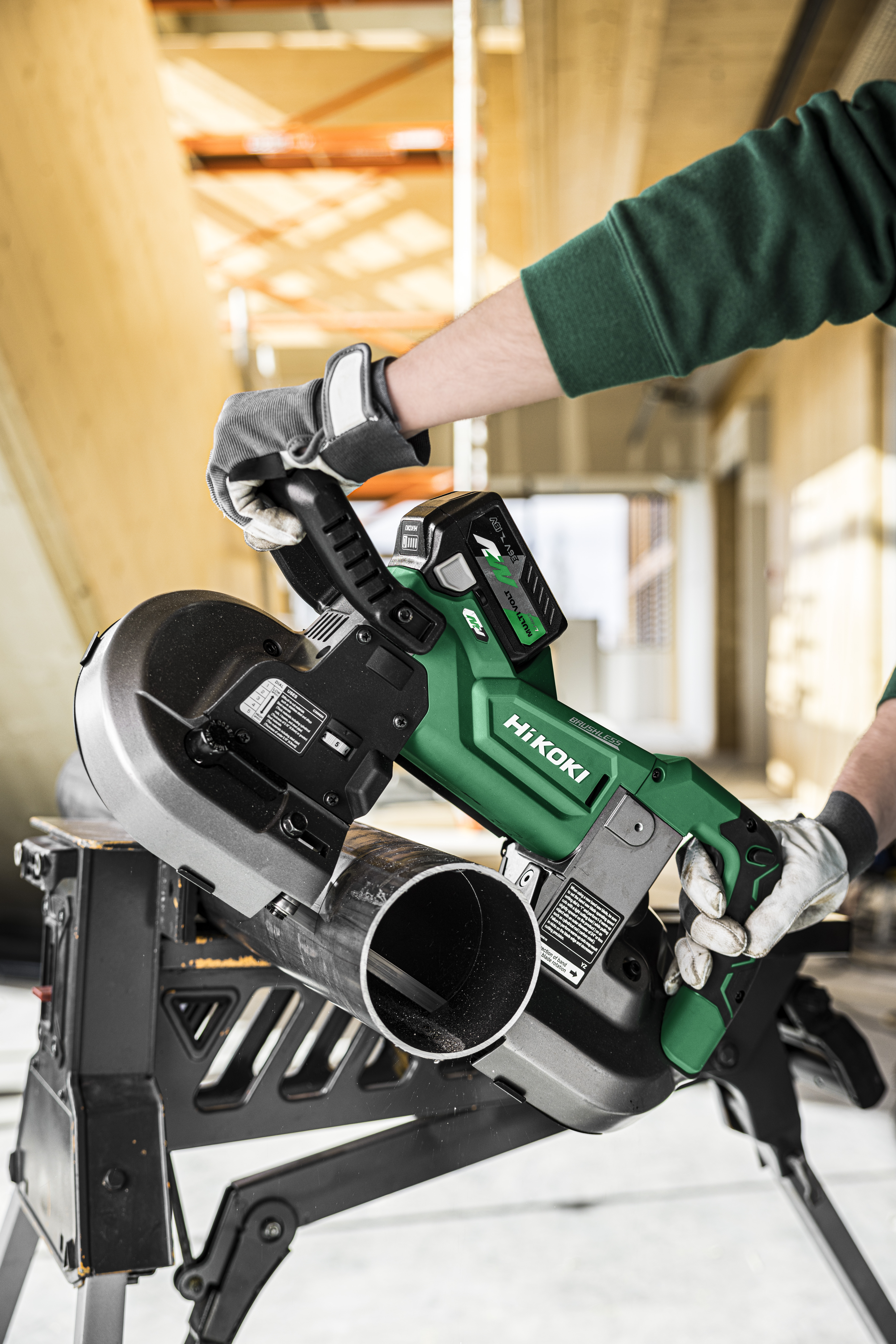 HiKOKI CB3612DA(Basic) (Karton) Akku Bandsäge (brushless) 6,6 Kg