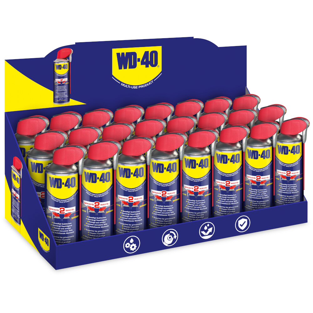 WD-40 Vielzweck-Spray 400 ml 24er-Display Smart Straw – 491048