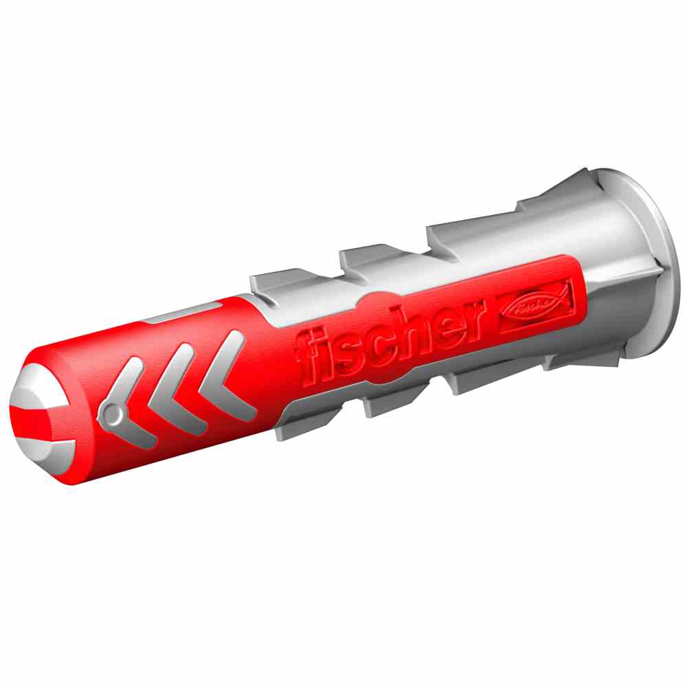 FISCHER Dübel DUOPOWER, Ø6x30mm, Kunststoff, Nylon, 40mm, Ø4-5mm, mit Rand, geeignet für Gasbeton, 100 Stück FISCHER Dübel DUOPOWER, Ø6x30mm, Kunststoff, Nylon, 40mm, Ø4-5mm, mit Rand, geeignet für Gasbeton, 100 Stück