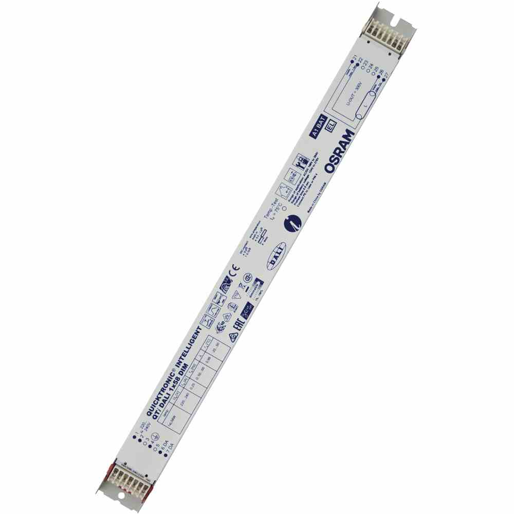 OSRAM QTi DALI 1X58 DIM Vorschaltgerät, 58W, elektronisch, für T8, DALI, 360x30mm – QTIDALI 1X58/220-240 DIM UNV1