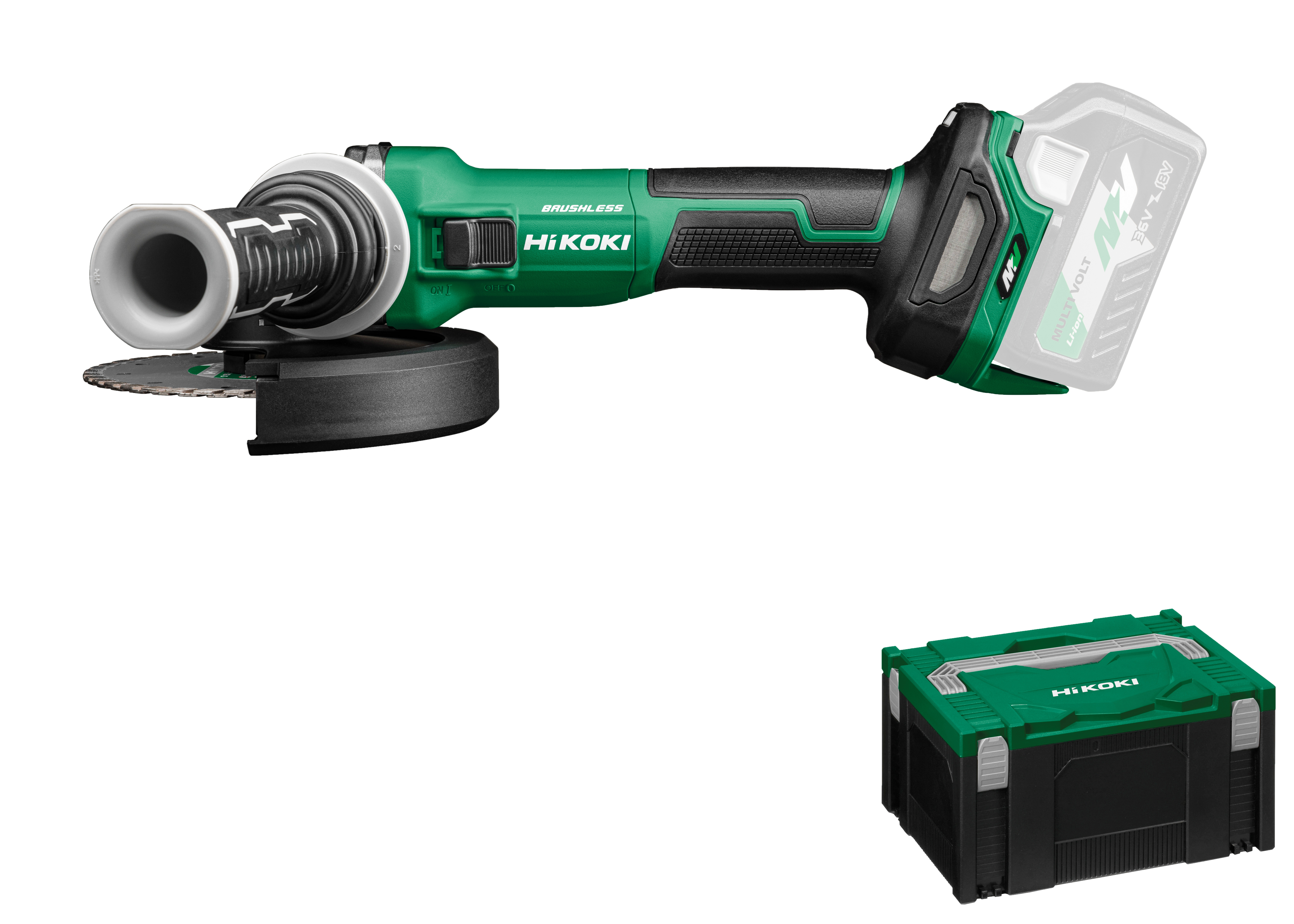 HiKOKI G3615DVE(Basic) (HSC III) Akku Winkelsch HiKOKI G3615DVE(Basic) (HSC III) Akku Winkelsch