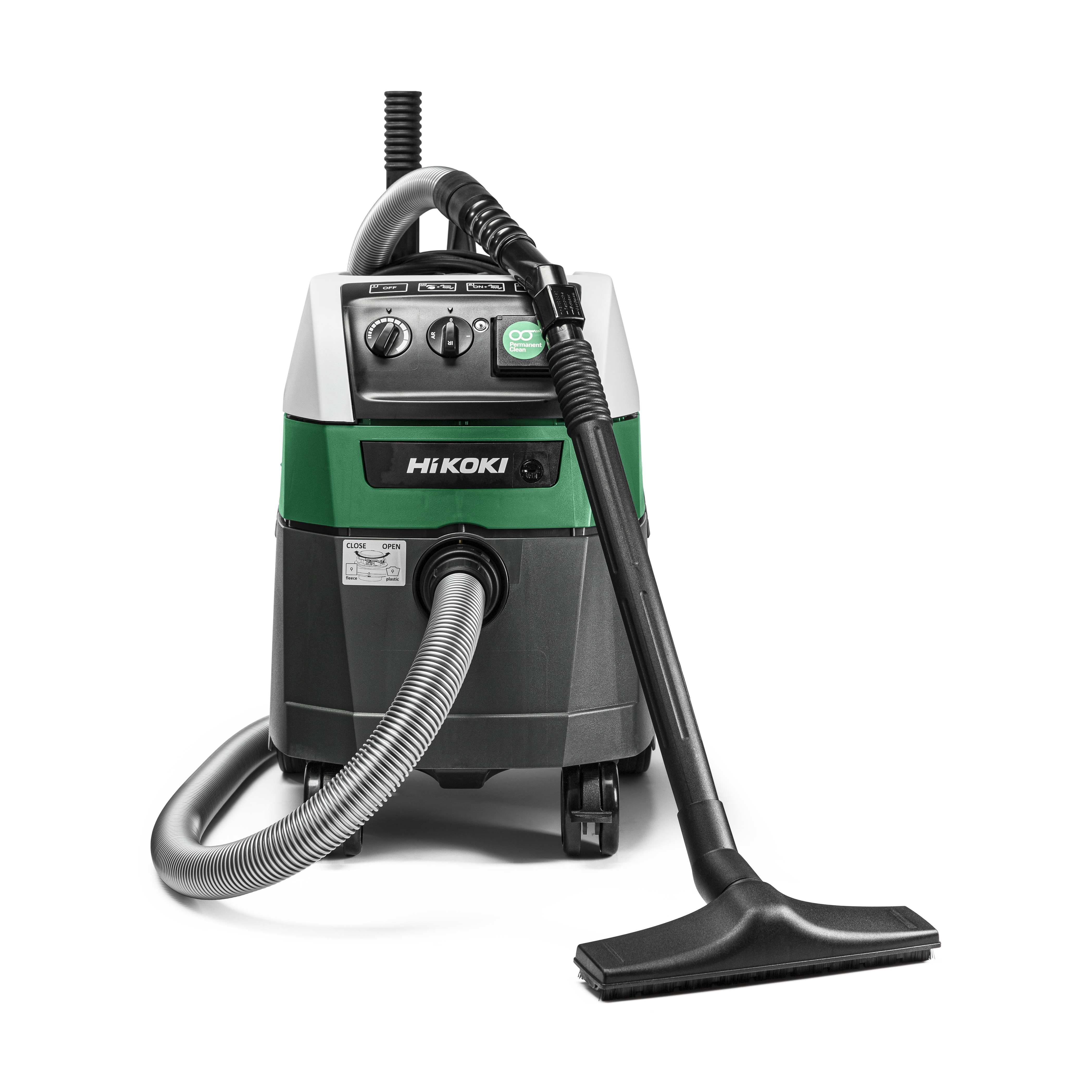 HiKOKI RP350YBL (Karton) (35 Liter, L Klasse) Nass- und Trockensauger 16,0 Kg Ein- /Ausschaltautomatik für Werkzeuge 1400W