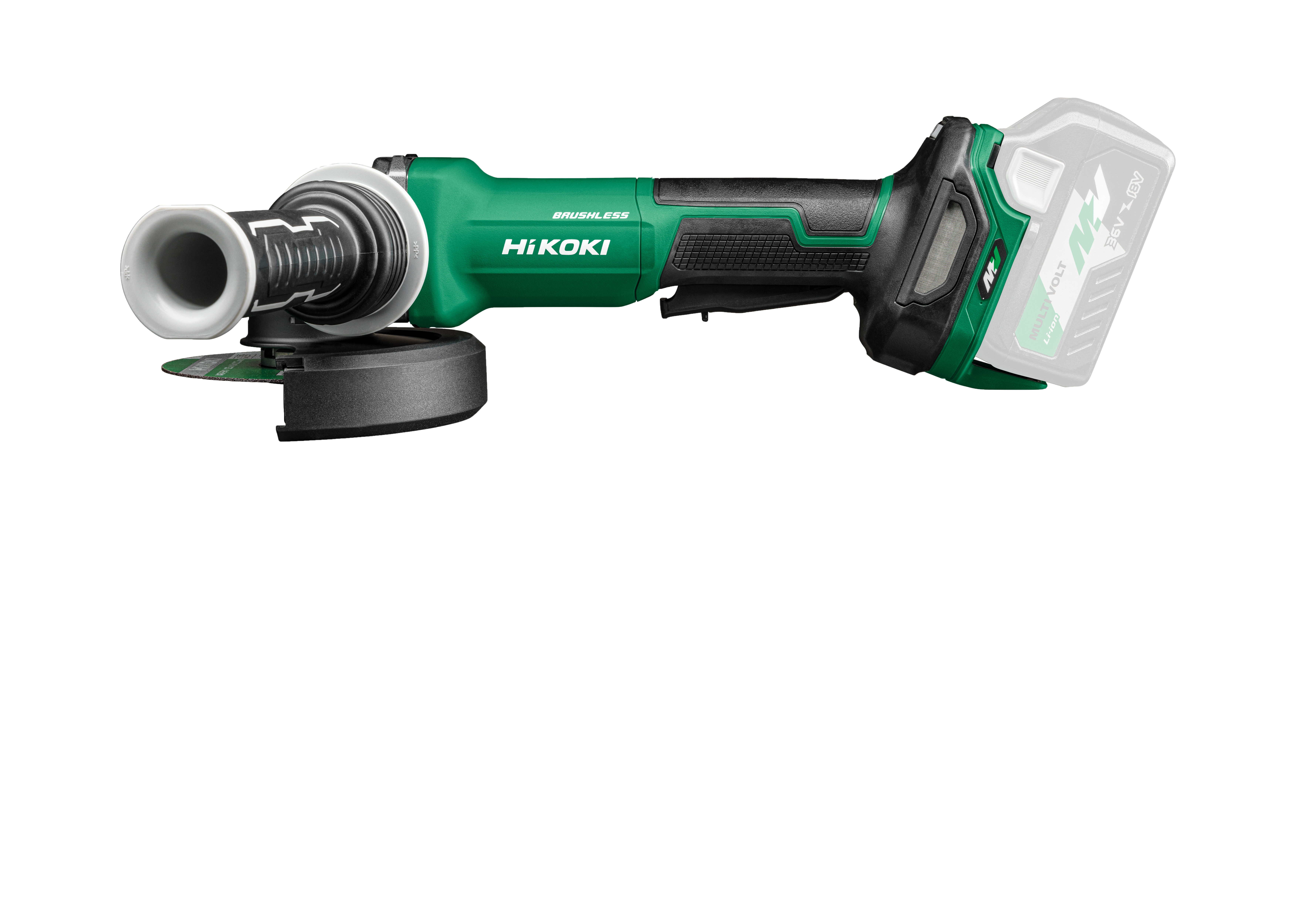 HiKOKI G3613DVF(Basic) (Karton) Akku Winkelschleifer 125mm 2,4 Kg Paddle-Schalter Regelelektronik