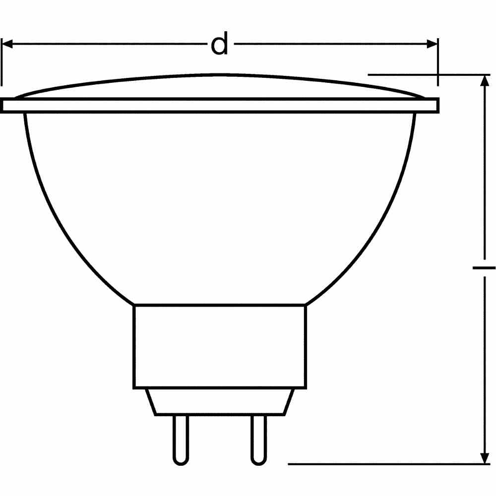 OSRAM DECOSTAR51S NV-Halogenreflektorlampe, 20W, GU5,3, 12V, 36°, Ø51mm, Glas, UV-Schutz, 480cd, Cool Beam