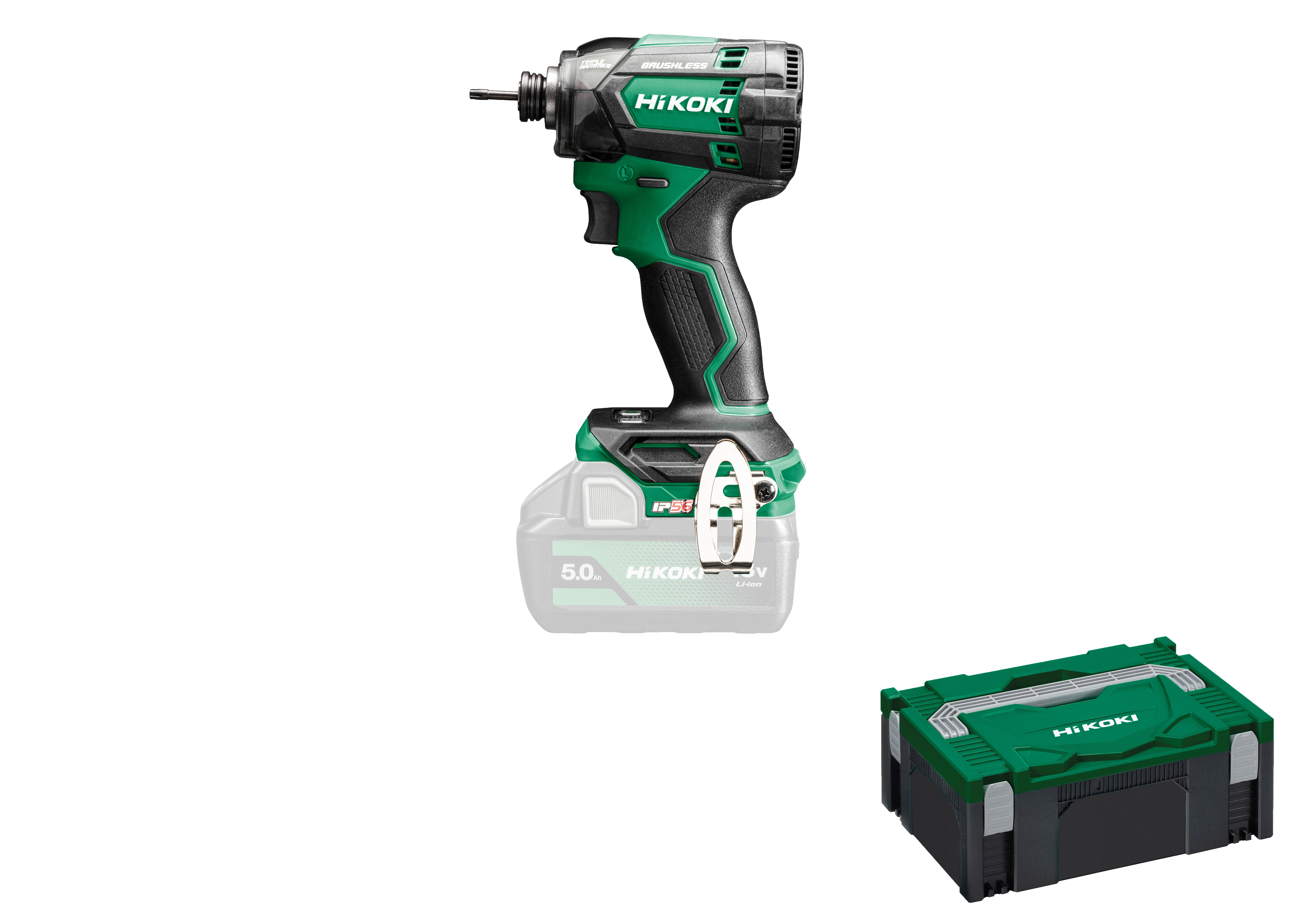 HiKOKI WH18DC(Basic) (HSC II) Akku Schlagschrauber 210 Nm 1/4 "