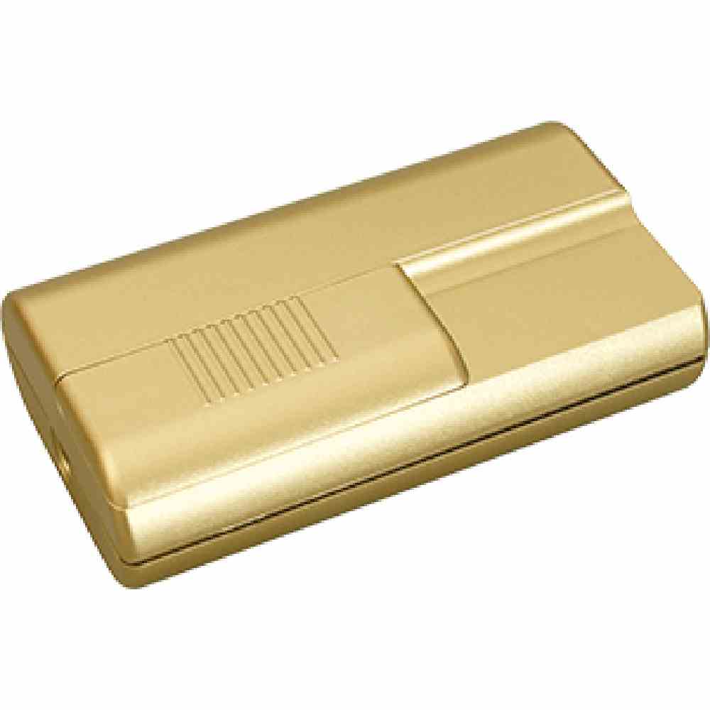BACHMANN Schnurdimmer, 20-500W, gold, Schieberegler, induktive Last, 230V – 924.077