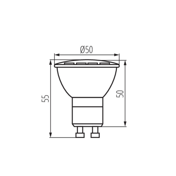 Kanlux TEDI MAXX LED GU10-NW