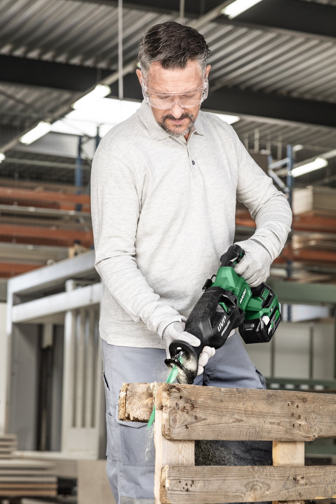 HiKOKI CR36DA (2.5) (Transportkoffer) Akku Tigersäge inkl Akkus und Ladegerät