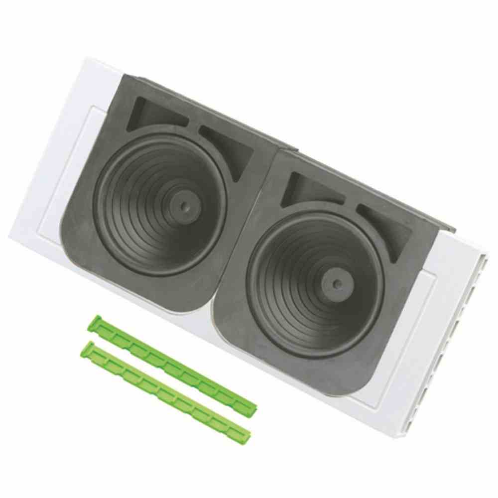 SPELSBERG GKE 32 Kabeleinführung, Gehäuseseite 320 mm, für 2 x 75 mm Ø-Leitungen – GKE 32 SPELSBERG GKE 32 Kabeleinführung, Gehäuseseite 320 mm, für 2 x 75 mm Ø-Leitungen – GKE 32