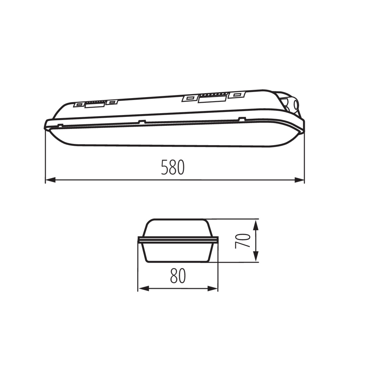 Kanlux MAH-LED N 20W-NW/PC