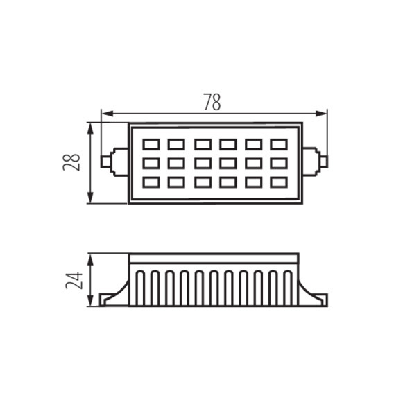 Kanlux RANGO MINI R7S SMD-WW