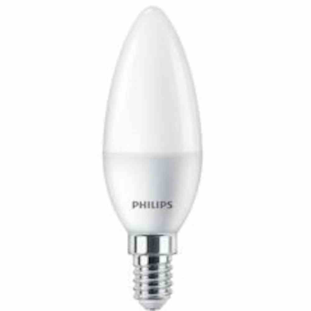 PHILIPS LED-Kerzenlampe, E14, B35, 2,8W, 2700K, extrawarmweiß, 250lm, matt, AC, Ø35x106mm, 220-240V – CorePro LEDcandle 2,8-25W 827 E14 B35 ma