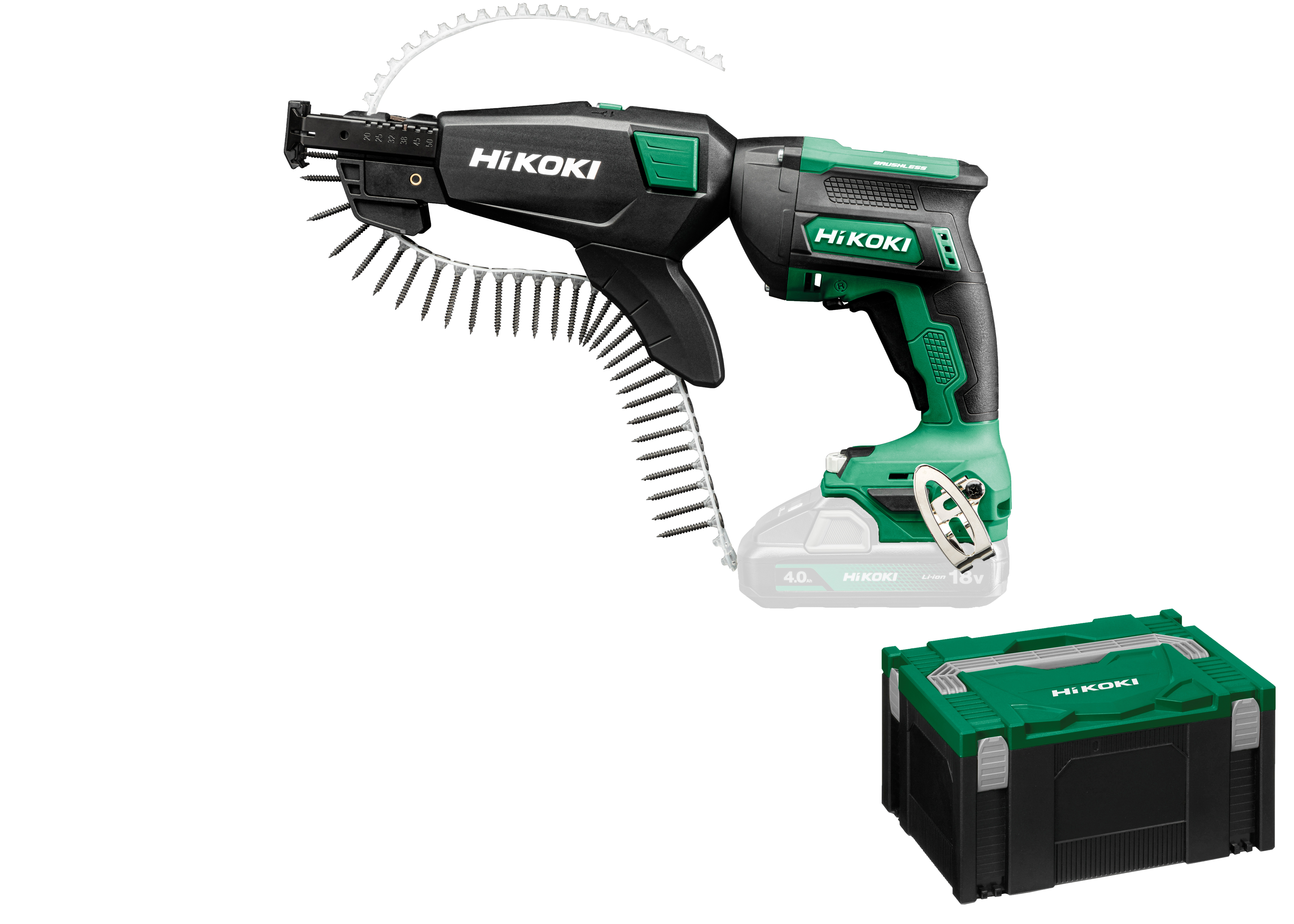 HiKOKI W18DA(Basic) (HSC III) Akku Magazinschrauber 0-5000 min-1