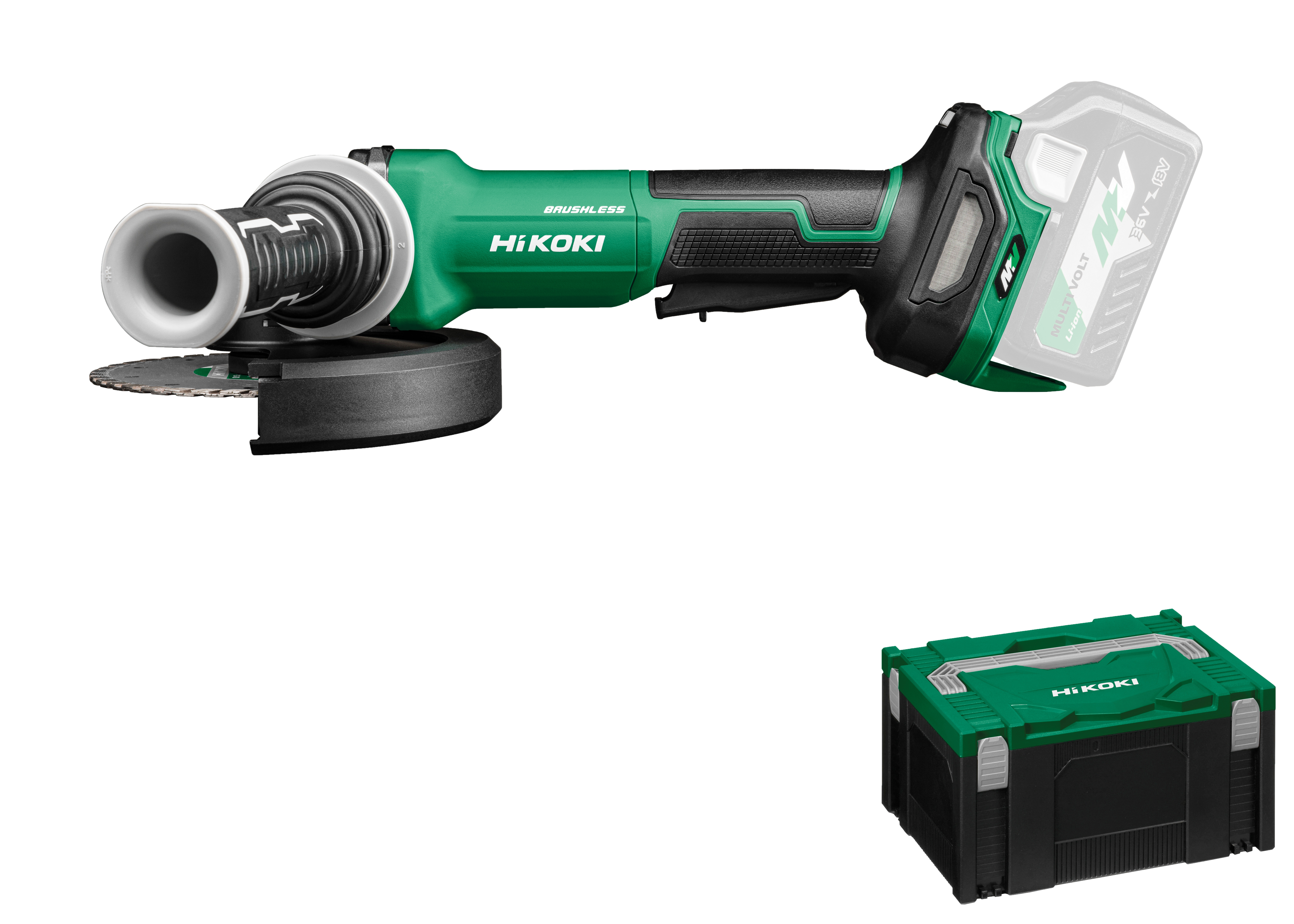 HiKOKI G3615DVF(Basic) (HSC III) Akku Winkelsch HiKOKI G3615DVF(Basic) (HSC III) Akku Winkelsch