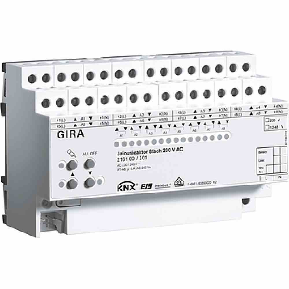 Gira Jal.aktor 8f AC 230 V Hand KNX REG