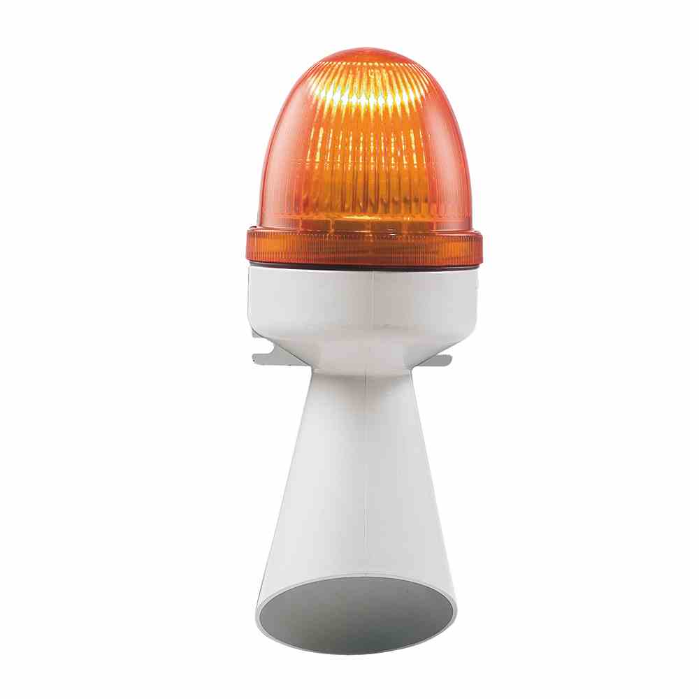 GROTHE HUPE WL6301 240VAC Kombi-Hupe mit Warnleuchte orange, 92 dB(A), 240V~ (0,05A)