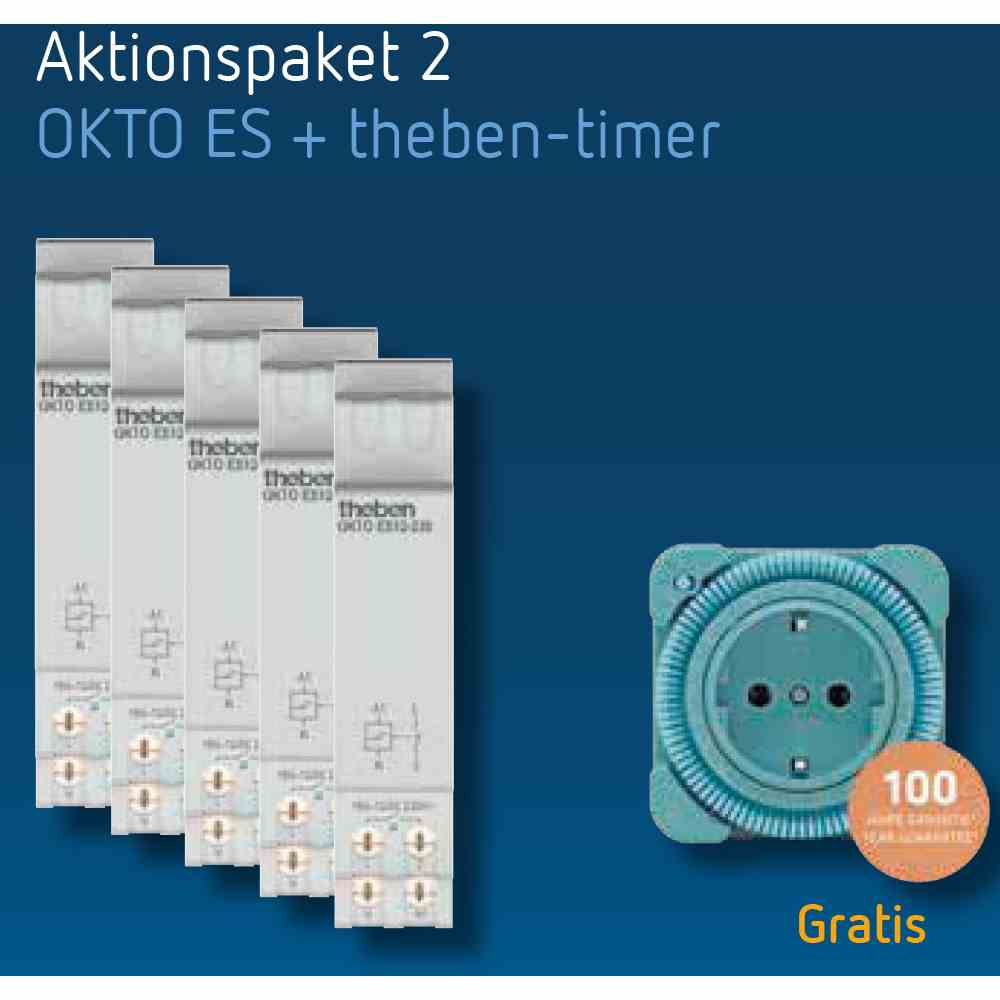 THEBEN Aktionspaket 2 OKTO ES12 + Timer 5+1 – 9600140