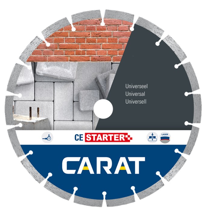 Carat Diamanttrennscheibe - TS LASER STARTER UNIV Ø 125x22,23 mm
