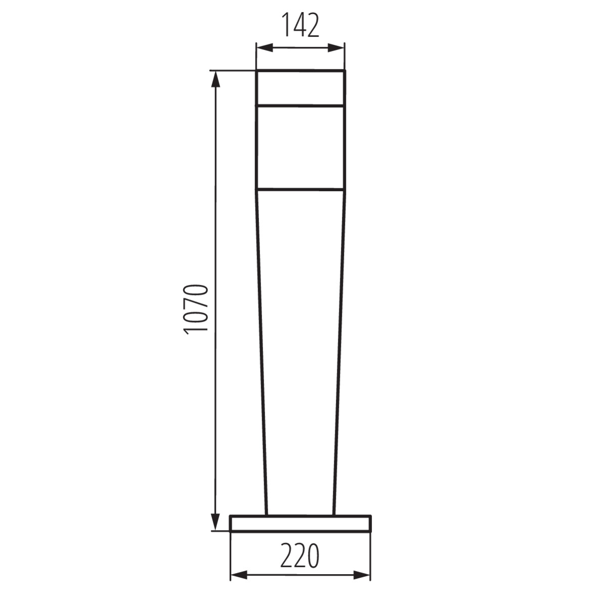 Kanlux INVO OP 107-L-GR