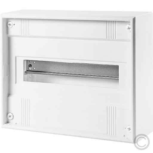 AP Verteiler 1-reihig 12+2 m.Steckklemm. AP Verteiler 1-reihig 12+2 m.Steckklemm.