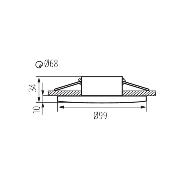 Kanlux DROXY IP65 DSO-B (33126)