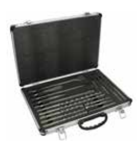 HiKOKI HM-Bohrer SDS-Plus im Alu Koffer 17tlg.