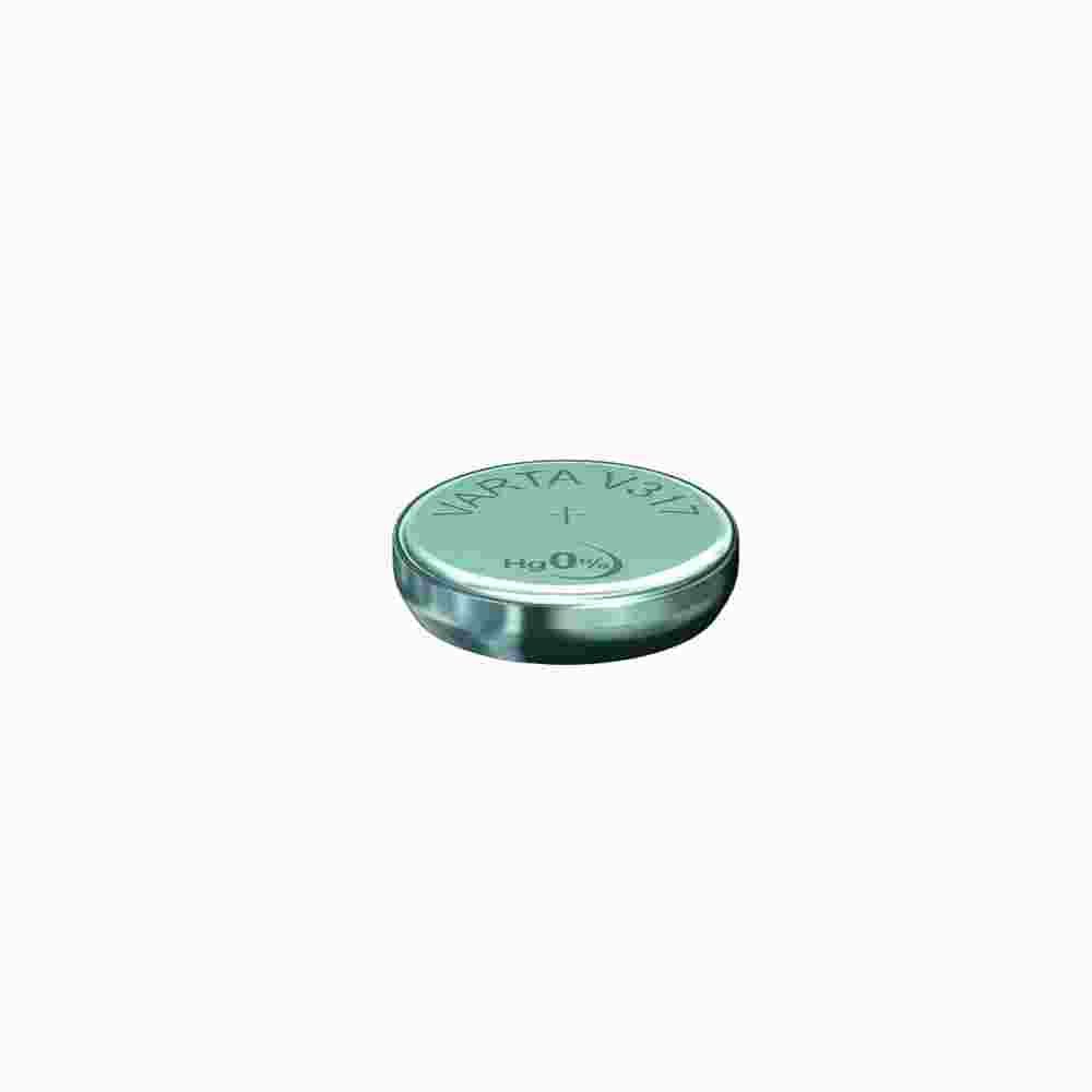 VARTA V317 Knopfzelle, 1,55V, SR62, Silberoxid, 12mAh, Ø5,8x1,65mm, SR516SW/RW326, WATCH UHRENBATTERIE, VE = 1er Blister