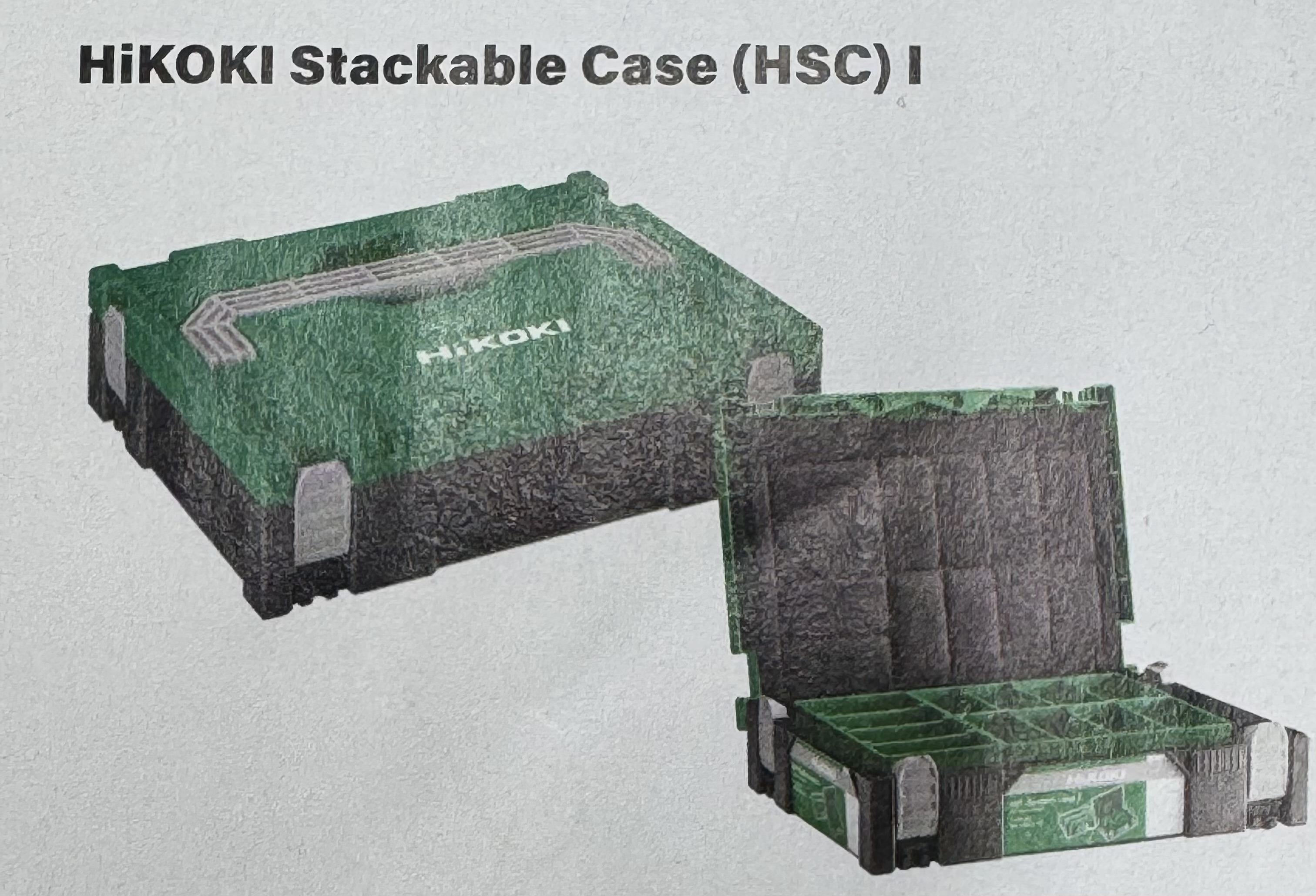 HiKOKI Hi-System Case II mit Deckelpolster und Transportkoffer