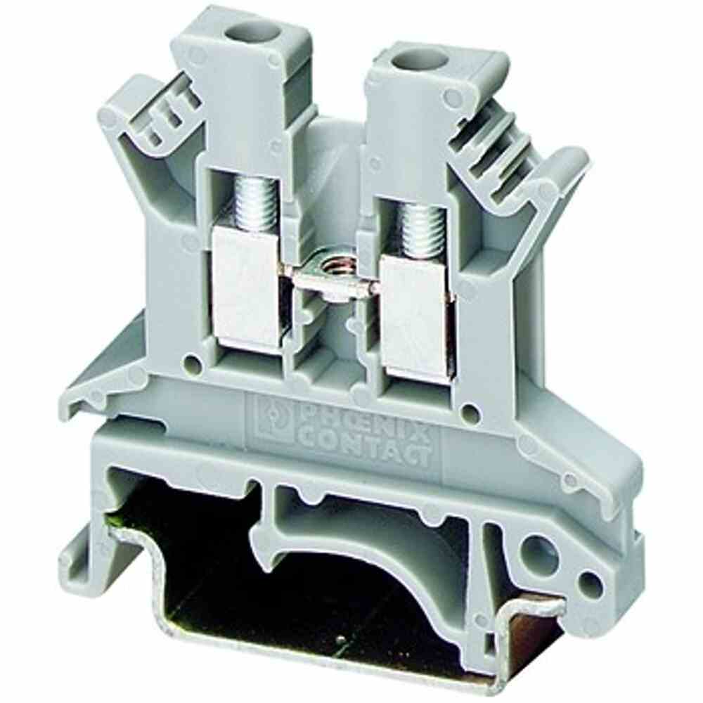 PHOENIX Reihenklemme, 0,2-2,5mm², 1Etage, grau, 24A, Hutschiene 35mm – UK 2,5 N