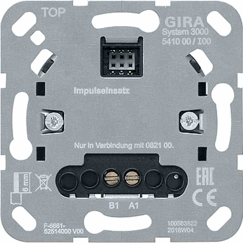 Gira S3000 Impulseins. Einsatz