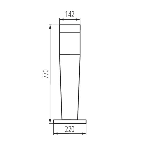 Kanlux INVO OP 77-L-GR