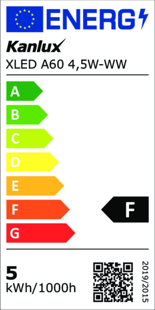 Kanlux XLED A60 4,5W-WW *LAMPA LED