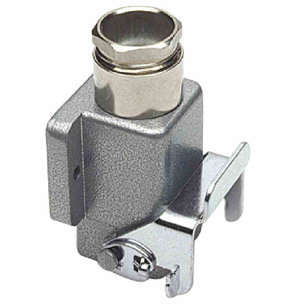 WALTHER PROCON Sockelgehäuse A3/A4 H:25,5mm LVB 1xM20 Boden geschl., Gewindebohrung, mit Längsverriegelung – T701403