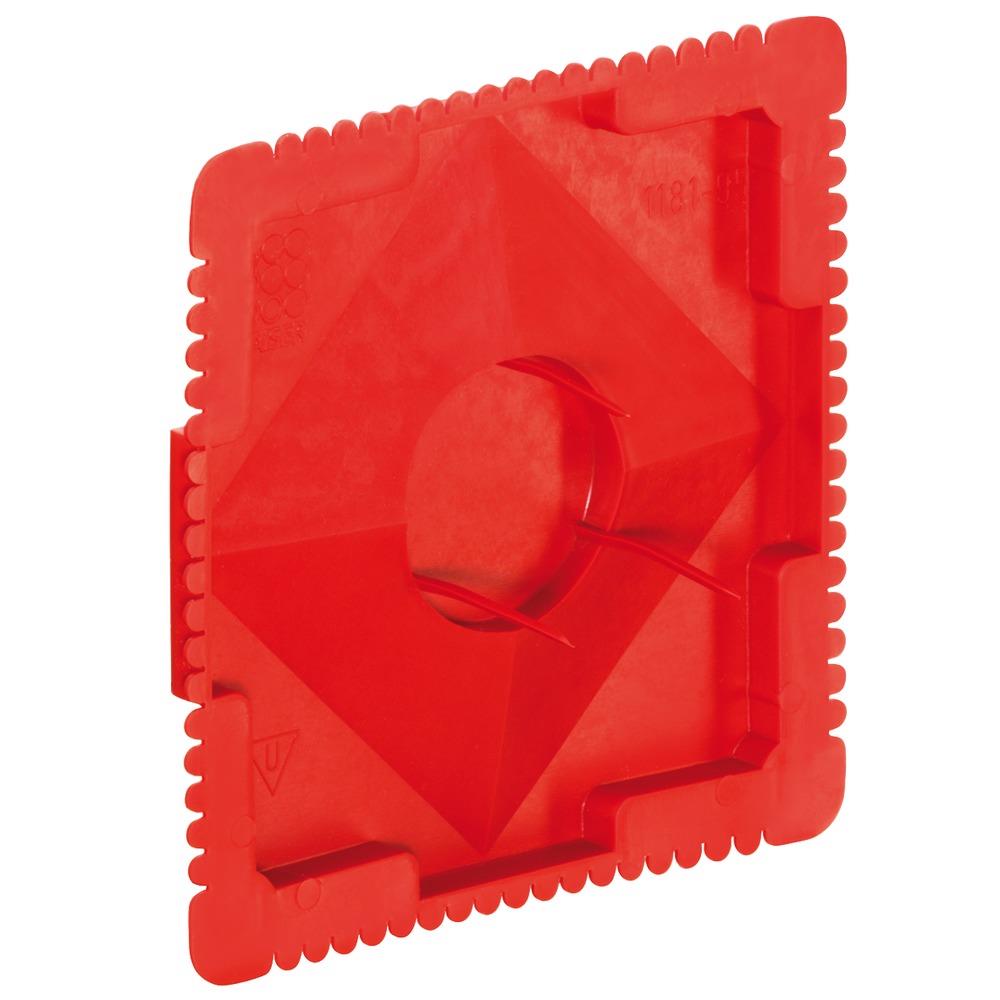 KAISER 1181-95 Signaldeckel rot 100x100mm – 1181-95