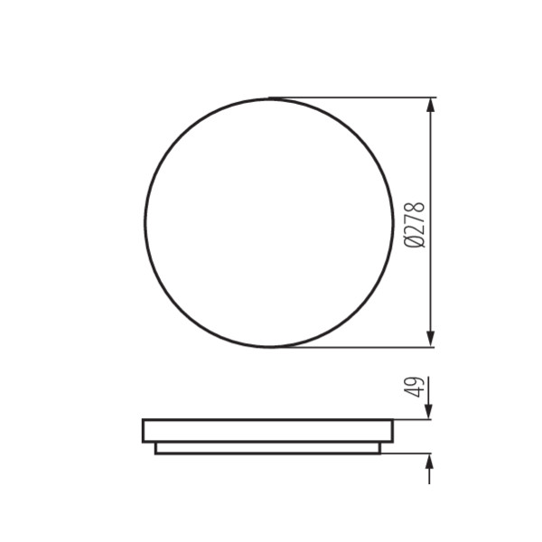 Kanlux VARSO LED 18W-WW-O