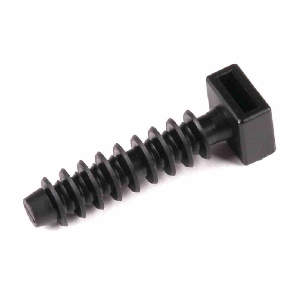 HELLERMANN TYTON Befestigungssockel, Kunststoff, schwarz, 9mm, 44x12x34mm, mit Lamellenfuß, Polyamid PA, Ø8mm, -40-80°C – LOK01 PA6HIR BK 100 (100 C62) HELLERMANN TYTON Befestigungssockel, Kunststoff, schwarz, 9mm, 44x12x34mm, mit Lamellenfuß, Polyamid PA, Ø8mm, -40-80°C – LOK01 PA6HIR BK 100 (100 C62)