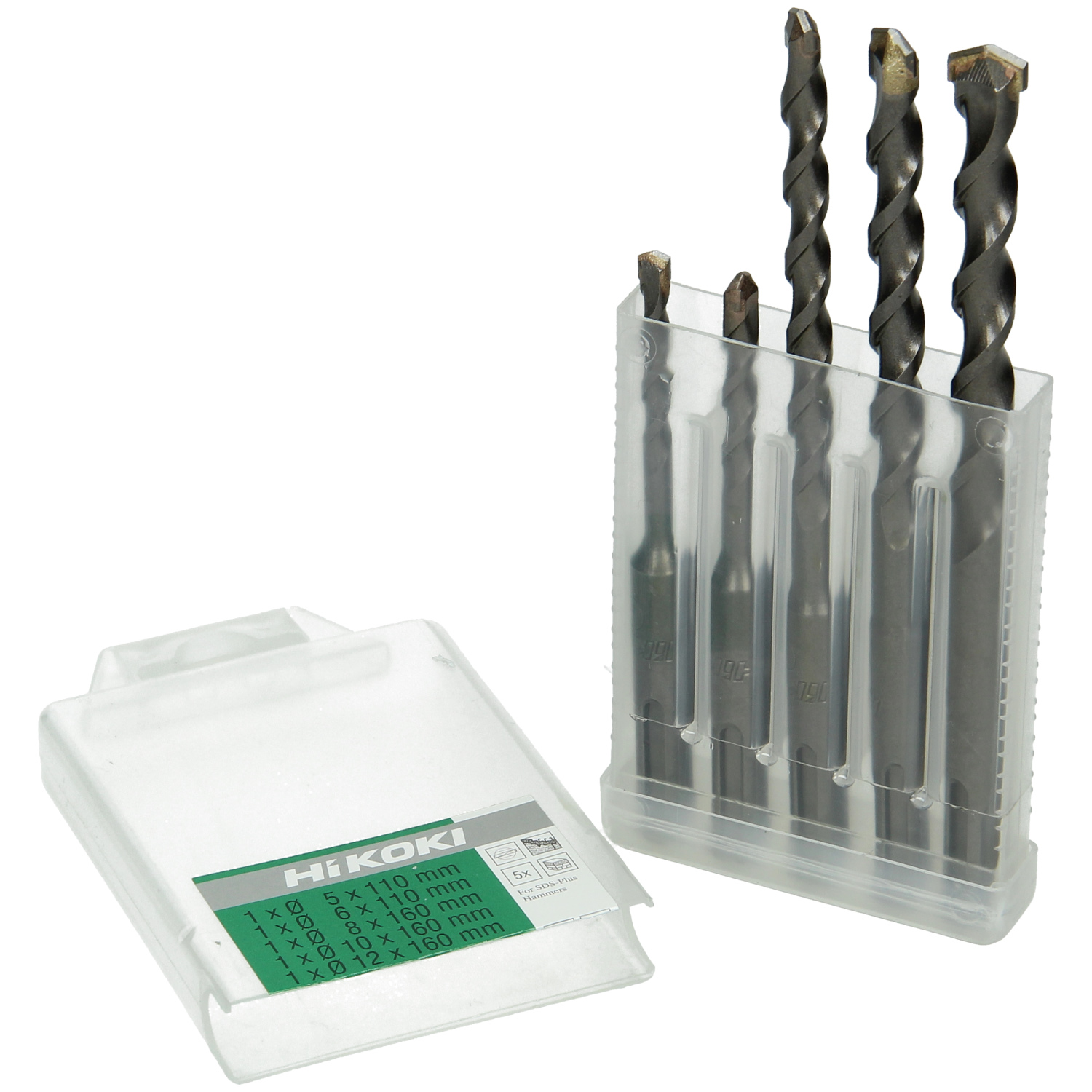 HiKOKI HM-Bohrer SDS-Plus 5tlg. Kassette