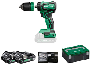 HiKOKI DS18DDQ(2.0) (HSC II) Akku Bohrschrauber 26/55Nm 13mm