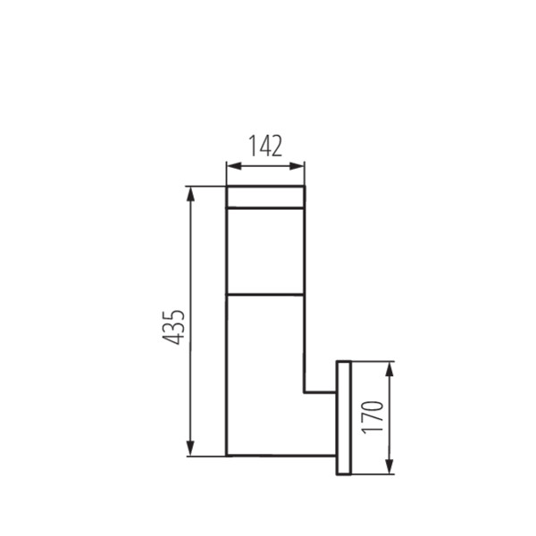 Kanlux INVO OP EL-53-L-GR