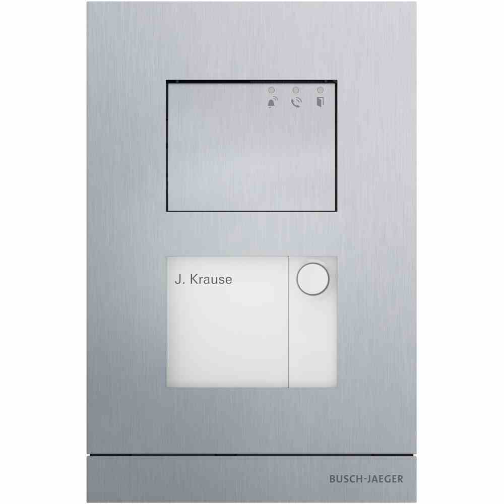BUSCH-JAEGER Klingeltableau,Netzwerktechnik,Aluminium,Unterputz,1tast,aluminium – A21051P1-A-03