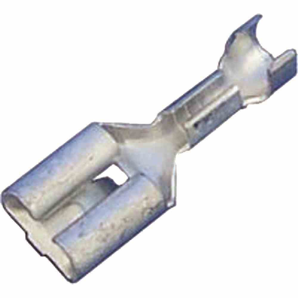 INTERCABLE Flachsteckhülsen DIN 46340 m. Rastzunge 0,5-1mm² 6,3 x 0,8 CuZn DIN46340 m.Rastzunge CuZn – 180271 (100 C62)
