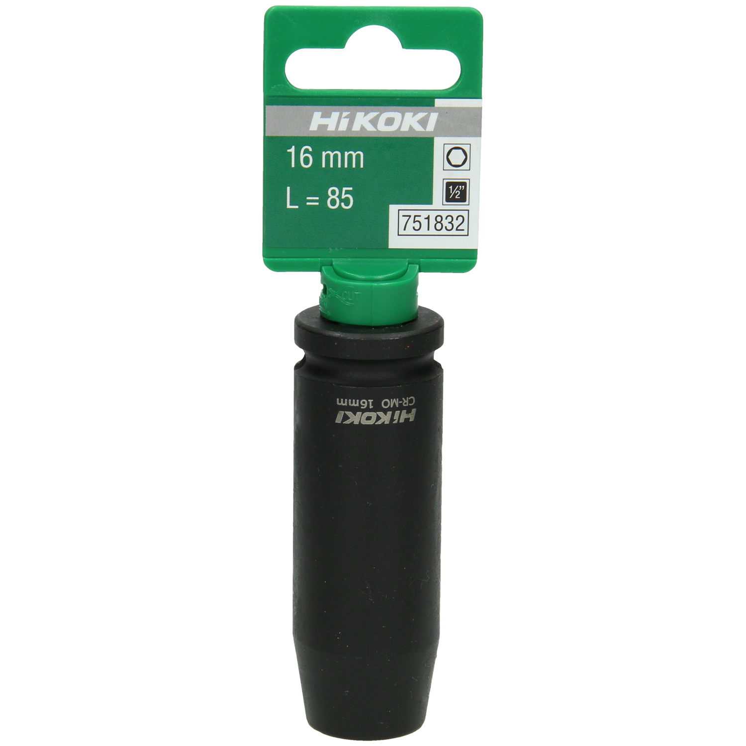 HiKOKI Kraftstecknuss 1/2" 17x85mm - extra lang