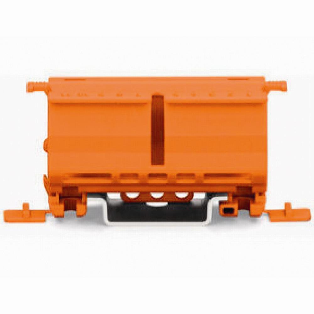 Befestigungsadapter, orange, 22 mm breit, für 2-, 3-, 5-Leiter-Verbindungsklemmen – 222-500