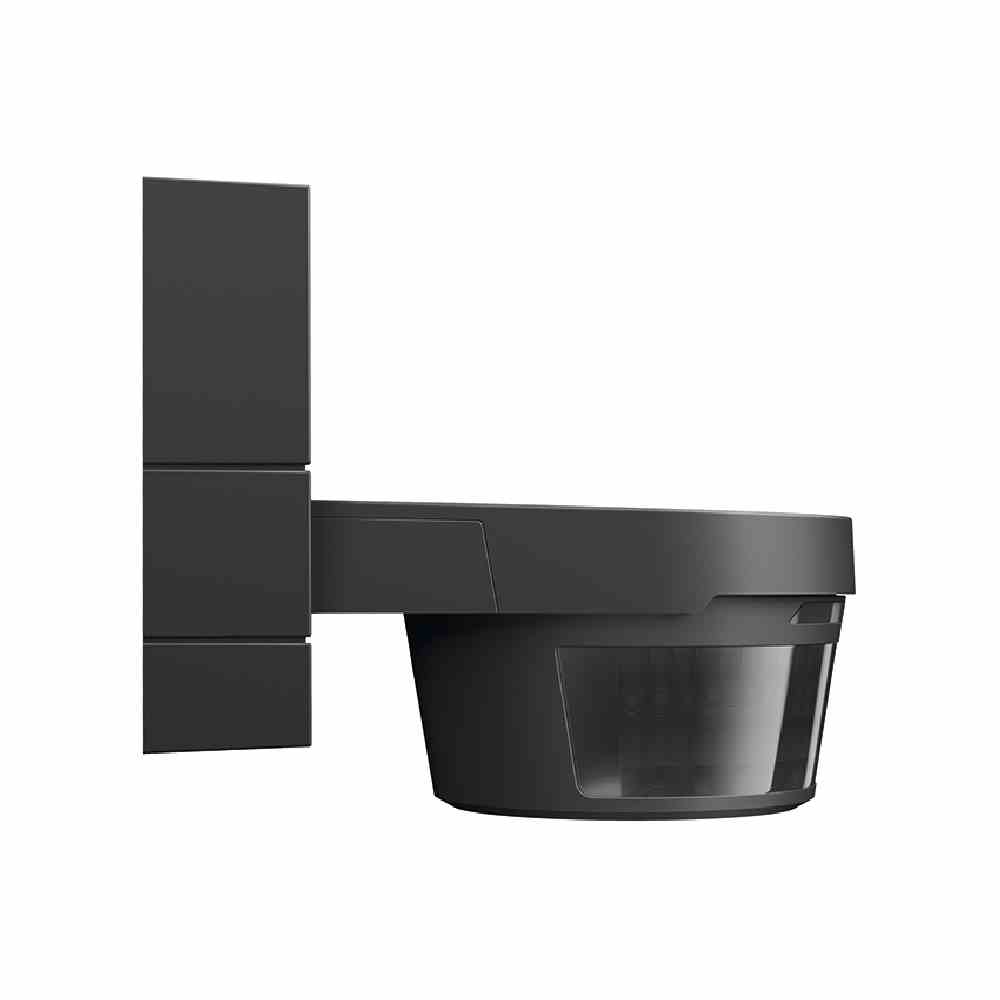 WÄCHTER Bewegungsmelder, 8-220°, Aufputz, anthrazit, matt, IP55, fernbedienbar, MasterLine premium, inkl. IR-Handsender – 6848 AGM-35