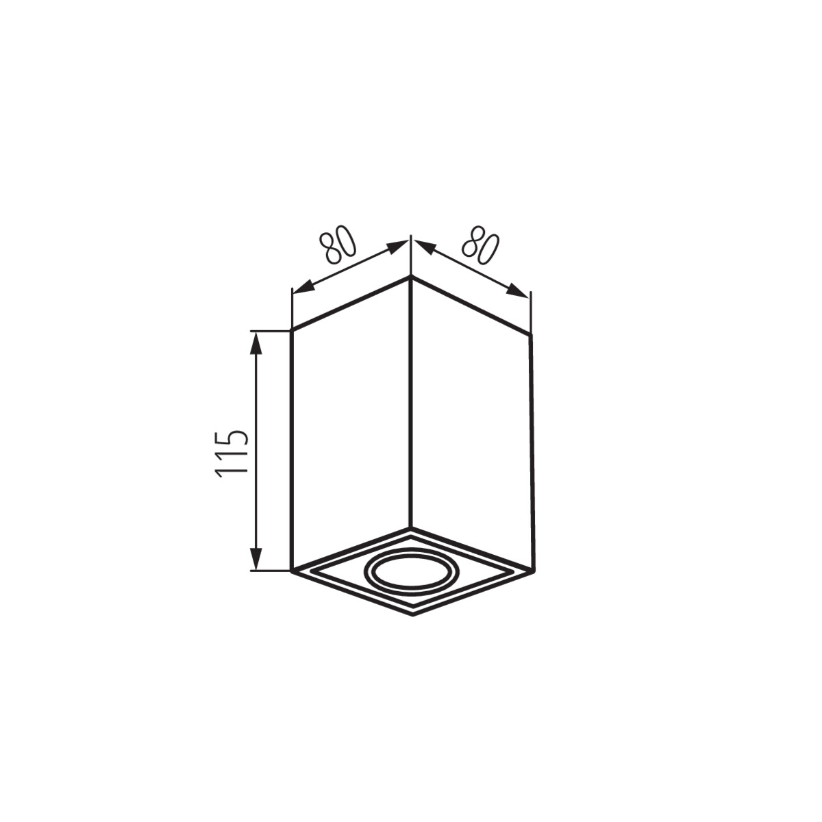 Kanlux GORD XS DLP-50-B