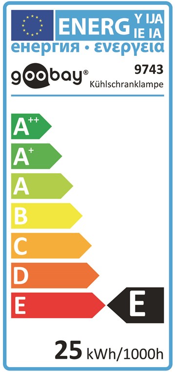 Kühlschranklampe E14 25Watt Kühlschranklampe E14 25Watt