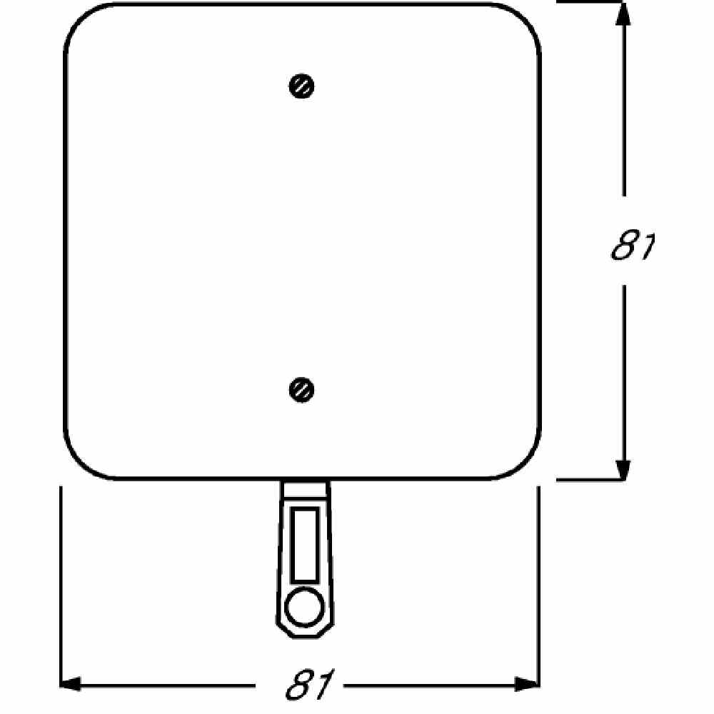 BUSCH-JAEGER REFLEX SI Zugschalter, ohne Beleuchtung, alpinweiß, glänzend, Zugschnur, Unterputz, IP20 – 2610/6 UJ-214
